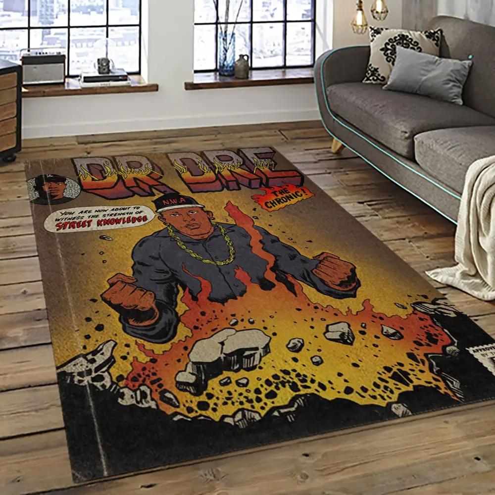 Dr. dre rapper hiphop music retangle carpet area rug home decor best gift for fan and friends dd7 Rectangle Rug
