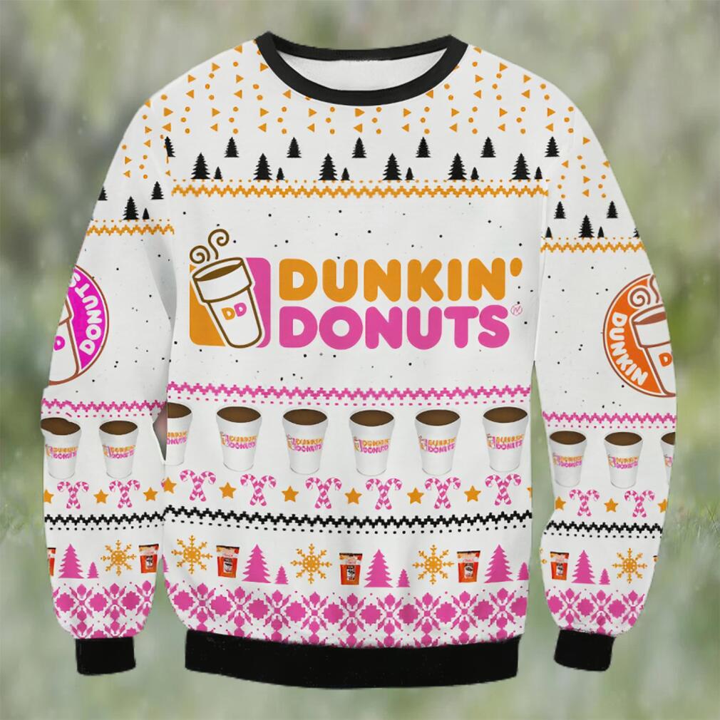 Dunkin donuts coffee christmas sweater Christmas Ugly Sweater