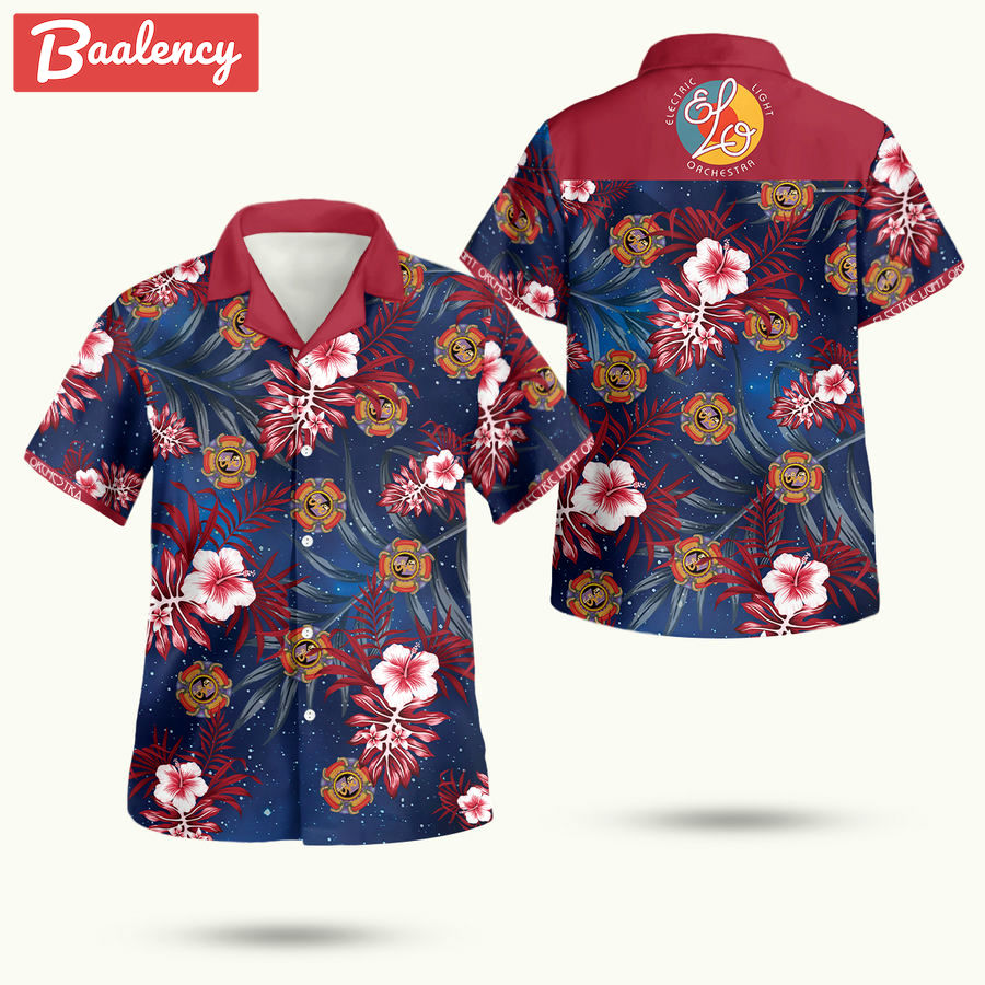Electric light orchestra hawaiian shirt Hawaii Shirt Shorts & Flip Flops