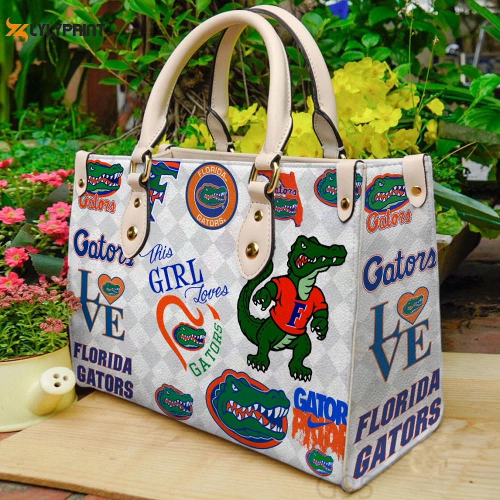 Florida gators 2 leather bag for women gift 1041 Women Leather Hand Bag