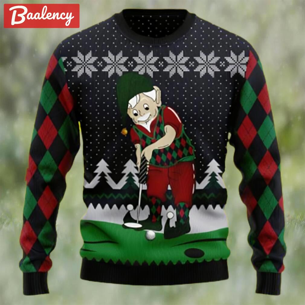 Funny golf lover ugly christmas sweater Christmas Ugly Sweater