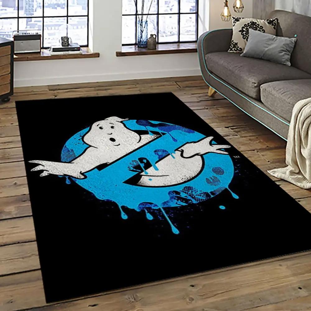Ghostbusters supernatural comedy film movie carpet area rug home decor halloween gift best present for friends gbs6 Rectangle Rug