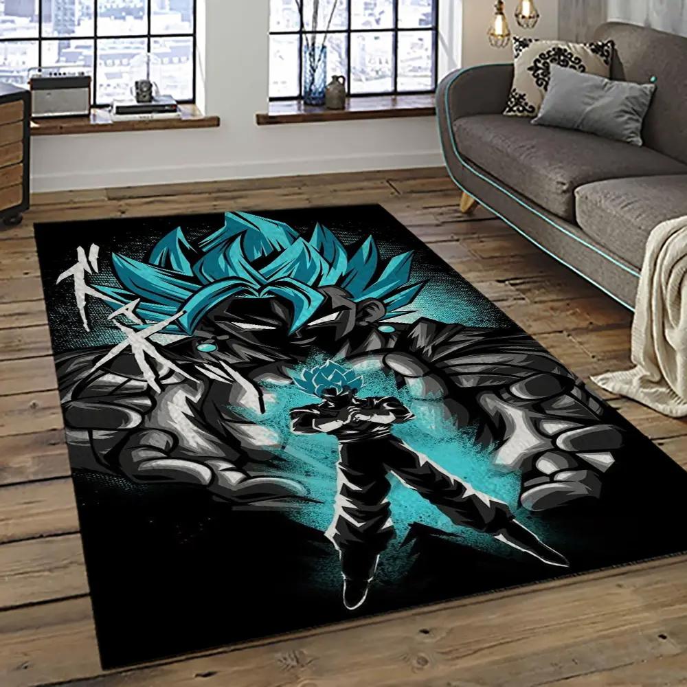 Goku characters cartoon movie carpet rectangle area rug for living room bedroom decor gku72 Rectangle Rug