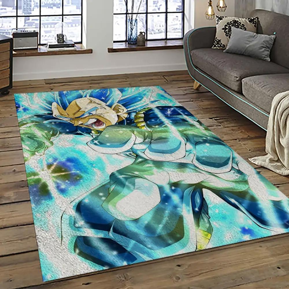 Goku characters cartoon movie carpet rectangle area rug for living room bedroom decor gku89 Rectangle Rug