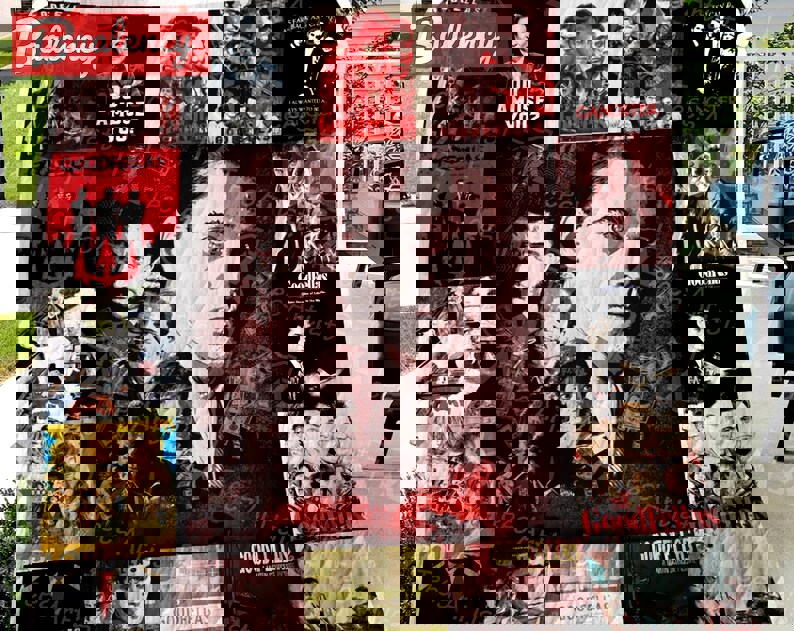Goodfellas fleece blanket, goodfellas blanket, goodfellas charaters blanket, birthday gifts, christmas gifts Quilt Blanket