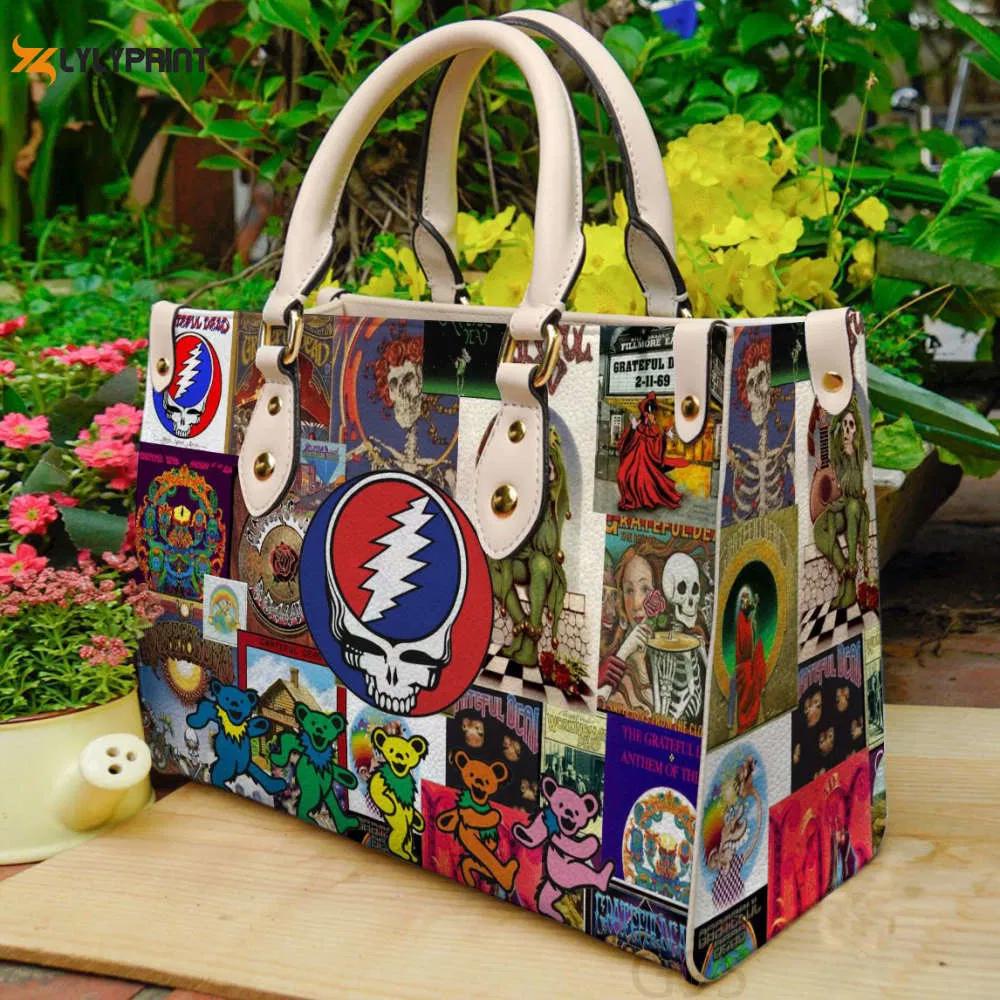 Grateful dead leather  handbag gift for  women  f 3051 Women Leather Hand Bag