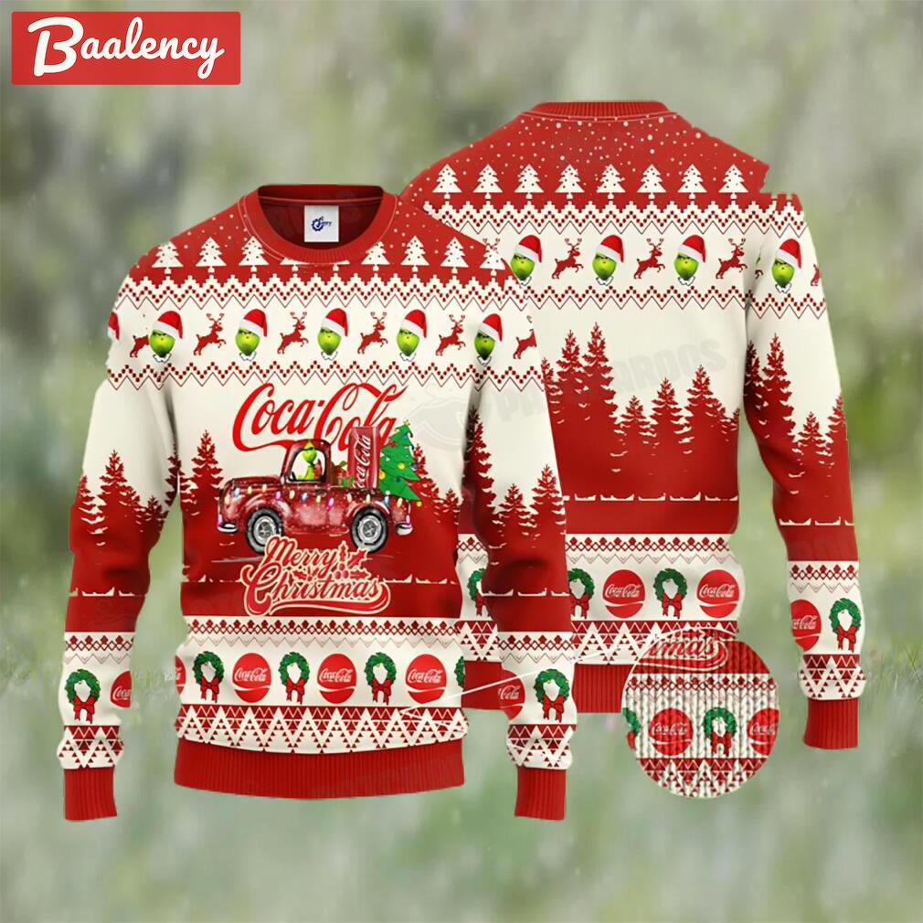 Grinch coca cola merry christmas ugly christmas sweater funny gift Christmas Ugly Sweater
