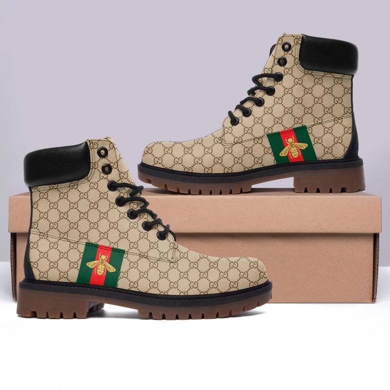 Gucci bee timberland boots form timboots shoes hot 2023 gifts for men women 2 Timboots Shoes