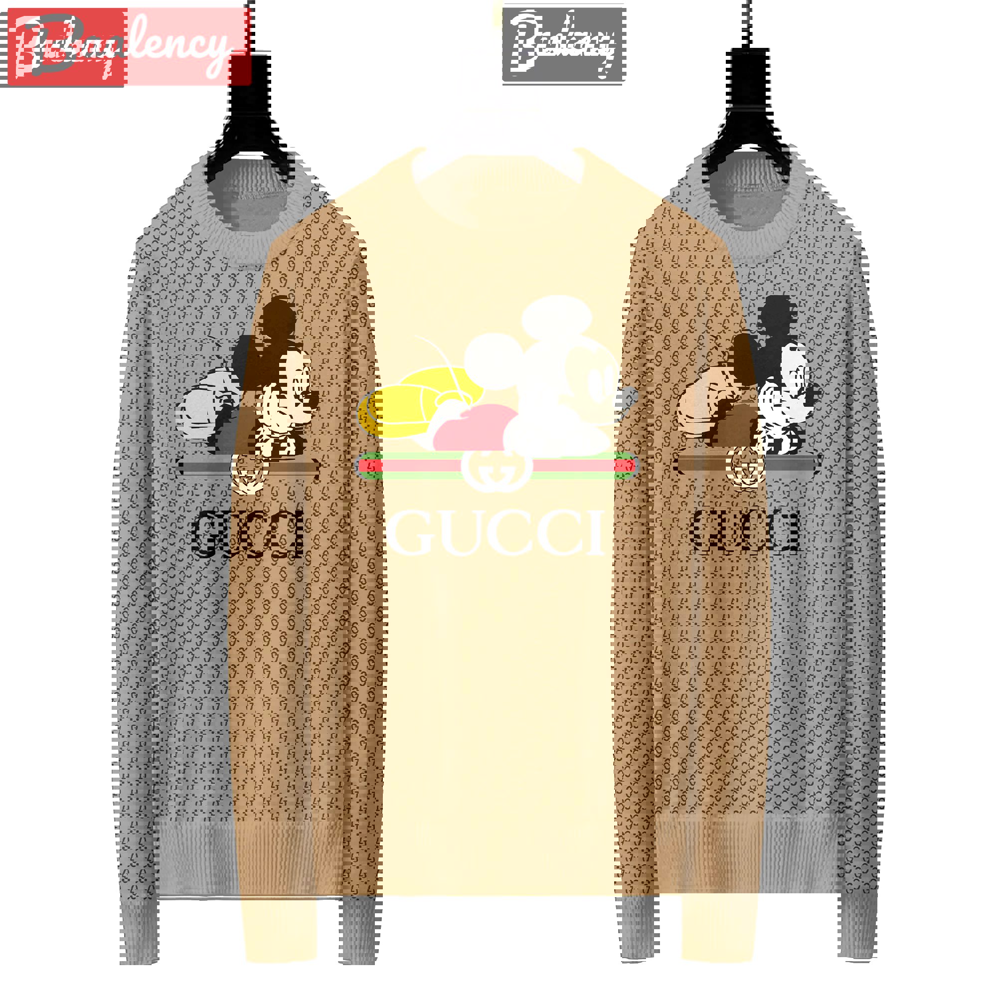 Gucci mickey luxury ugly sweater for winter  hot 2024 style 101 Christmas Ugly Sweater