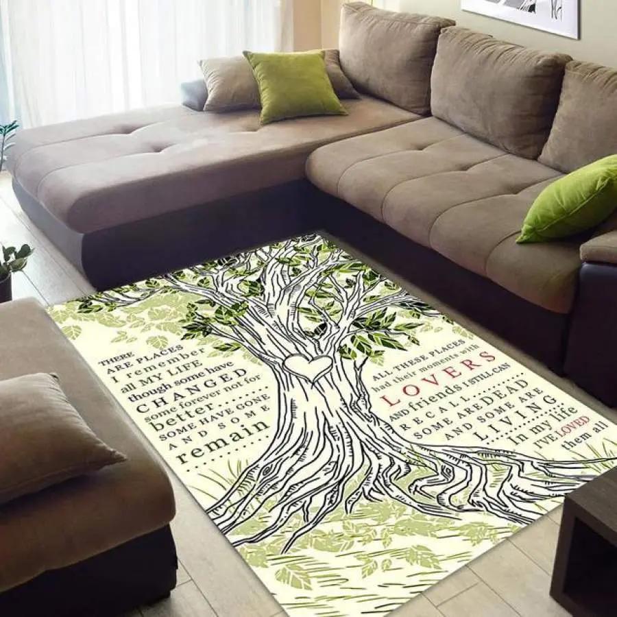 Guitar instrument area rug living room rug home decor kitchen rug living room rug home decor christmas gift Rectangle Rug