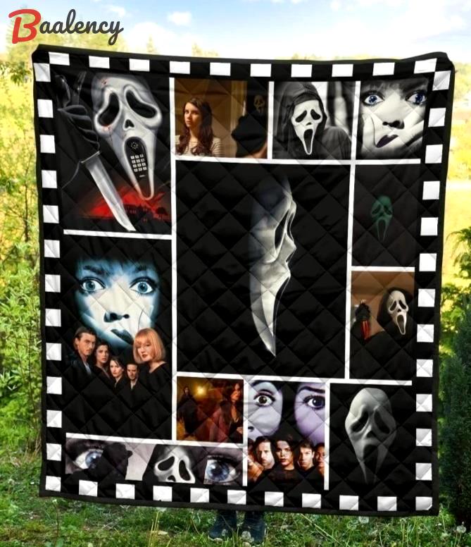 Halloween decorations scream movies halloween quilt blanket Quilt Blanket