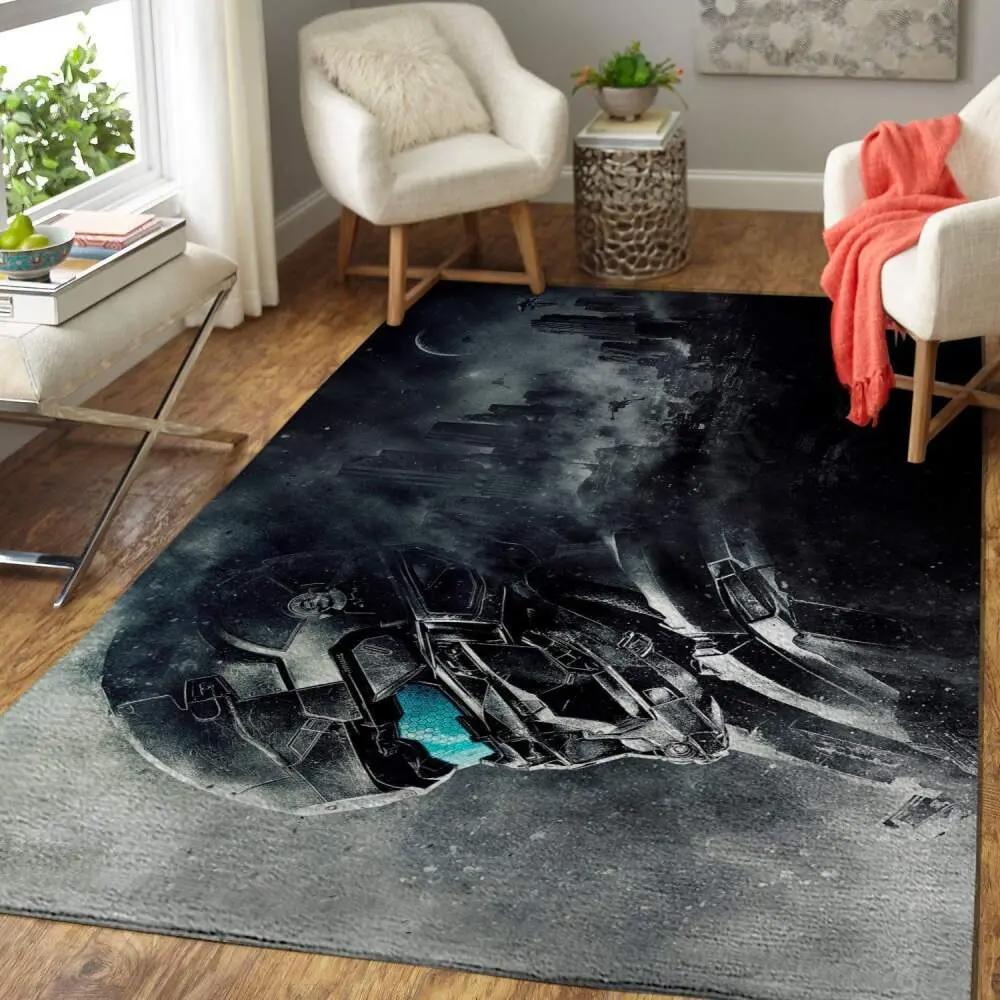 Halo area rug gaming Rectangle Rug