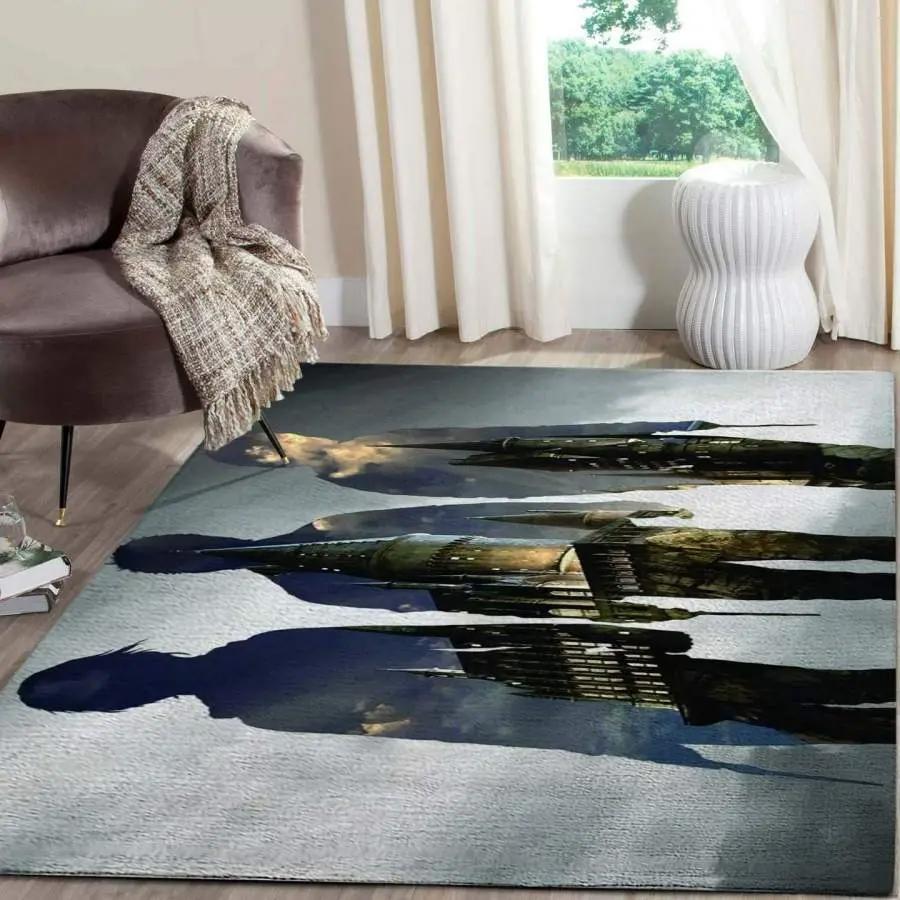 Harry potter area rug living room rug home decor floor decor rcdd81f30749 Rectangle Rug