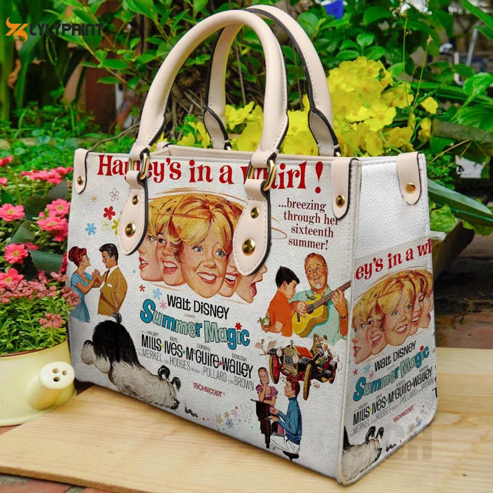 Hayley mills disney leather bag for women gift 870 Women Leather Hand Bag