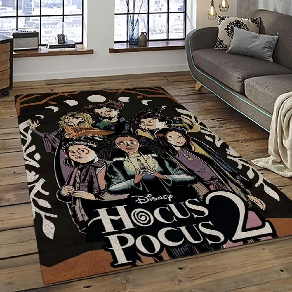 Hocus pocus supernatural comedy film movie carpet area rug home decor halloween gift best present for friends hps18 Rectangle Rug