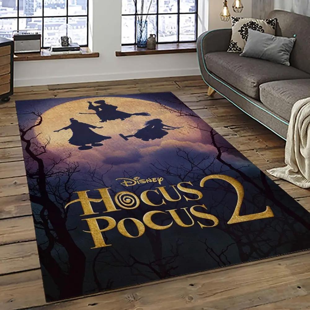 Hocus pocus supernatural comedy film movie carpet area rug home decor halloween gift best present for friends hps41 Rectangle Rug