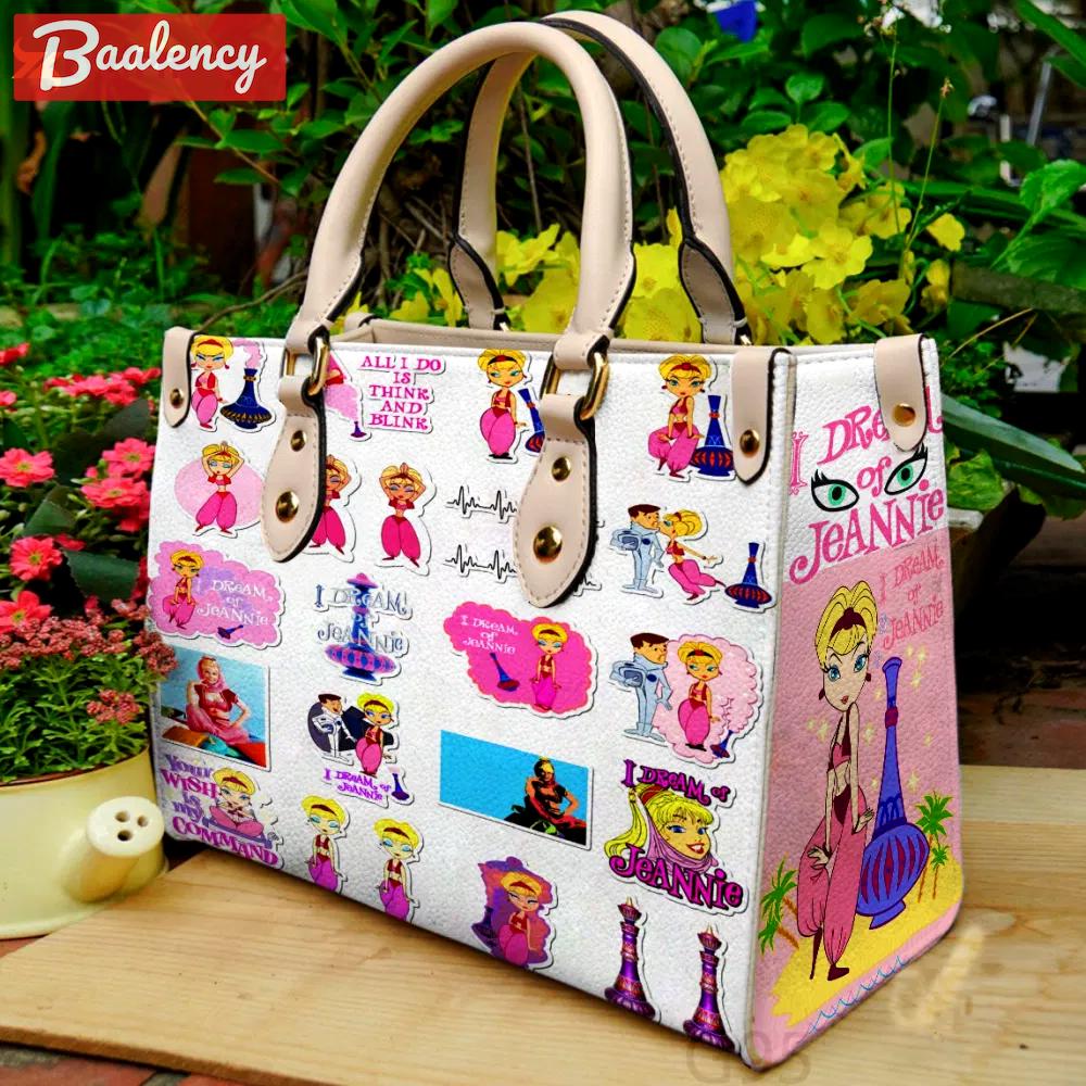 I dream of jeannie hand bag gift for women’s day gift women s day g95 perfect for women limited edition 3851 Women Leather Hand Bag