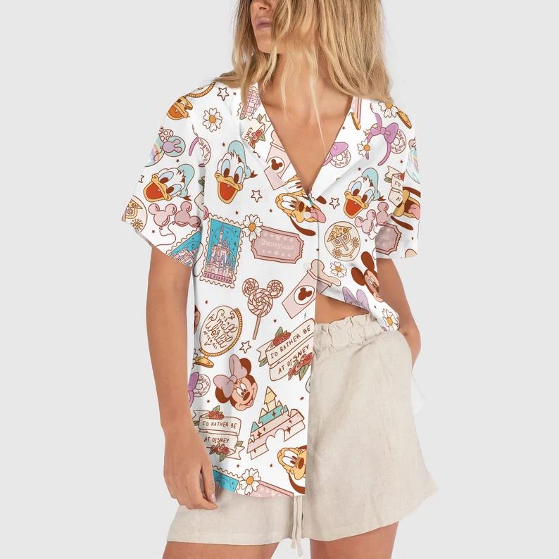 I'd rather be at disney hawaiian shirt Hawaii Shirt Shorts & Flip Flops