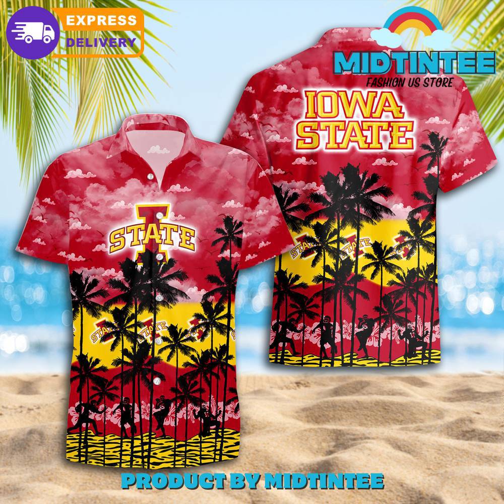 Iowa state cyclones hawaiian shirt trending summer Hawaii Shirt Shorts & Flip Flops