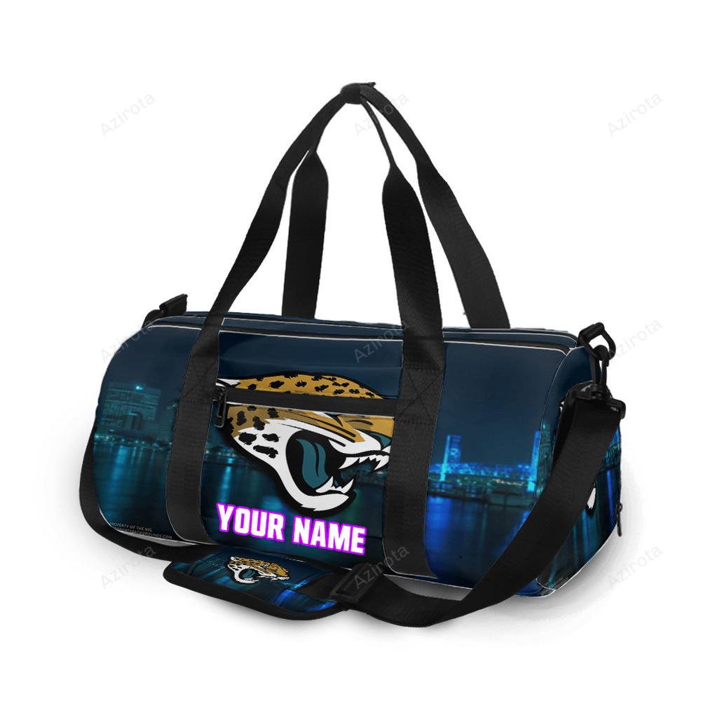 Jacksonville jaguars emblem city personalized name travel bag gym bag 260 Travel Bag