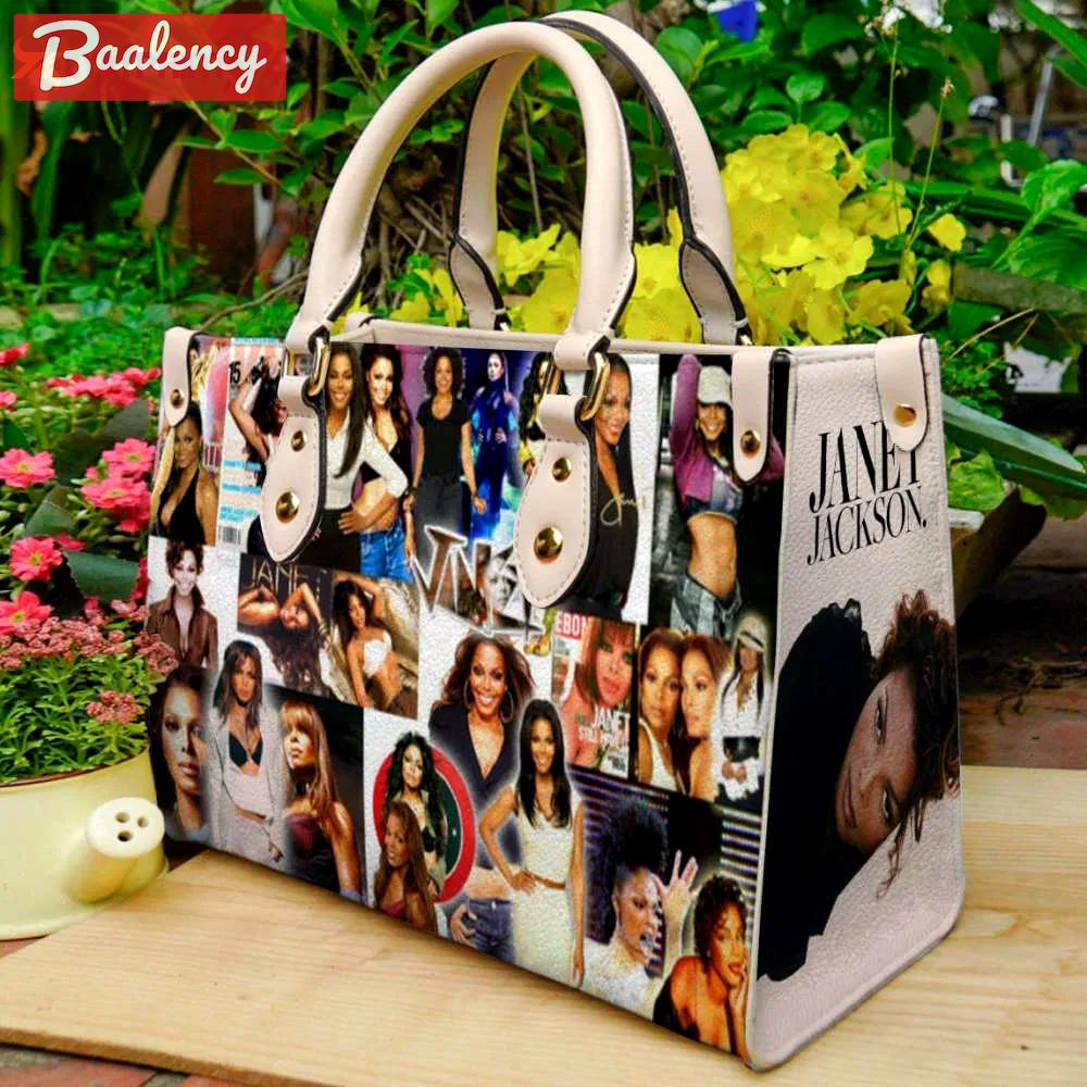 Janet jackson 5leather handbag gift for women 4666 Women Leather Hand Bag