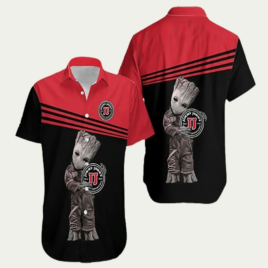 Jimmy johns baby groot hawaiian shirt Hawaii Shirt Shorts & Flip Flops