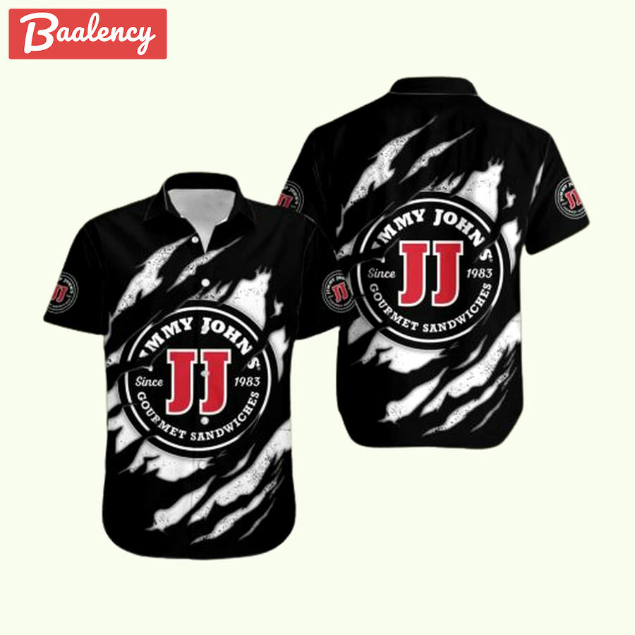 Jimmy johns pattern luau beach hawaiian shirt Hawaii Shirt Shorts & Flip Flops