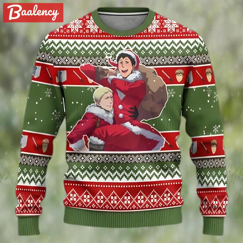 Kaworu x shinji anime ugly christmas sweater custom neon genesis evangelion Christmas Ugly Sweater