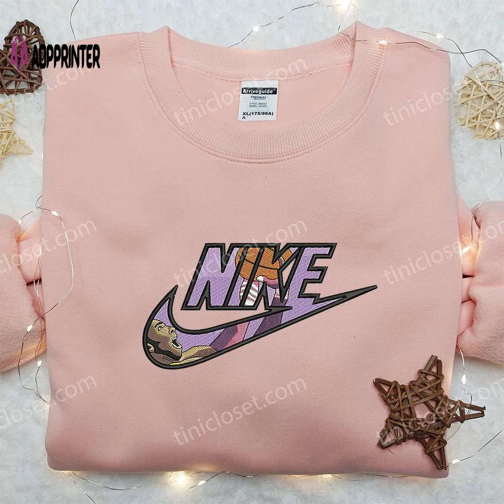 Lebron james x nike embroidered shirt lakers nba inspired apparel Embroidered Shirt