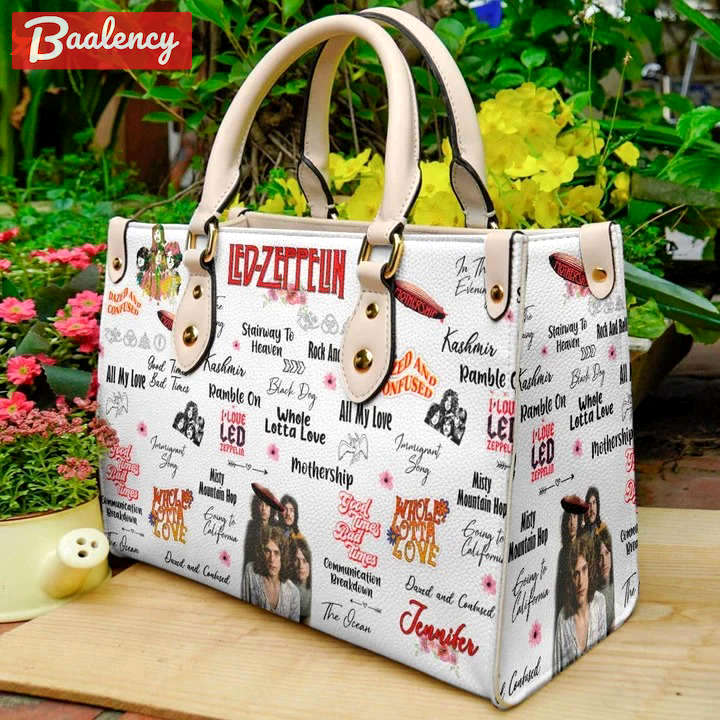 Led zeppelin 2 hand leather bag for women gift 1920 Women Leather Hand Bag
