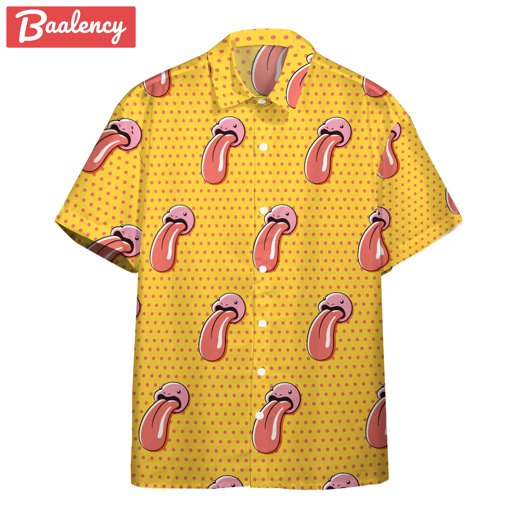 Lickitung pokã©mon x hawaii custom hawaiian shirt Hawaii Shirt Shorts & Flip Flops