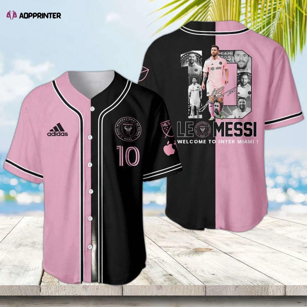 Lionel messi 10 inter miami fc 3d baseball jersey – black pink: exclusive & stylish Hawaii Shirt