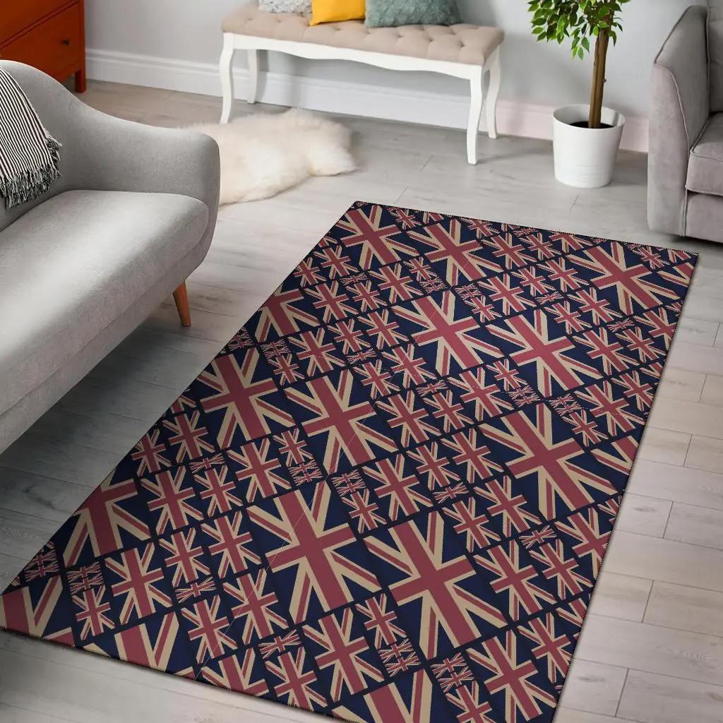 London british flag pattern print area rug living room rug home decor Rectangle Rug
