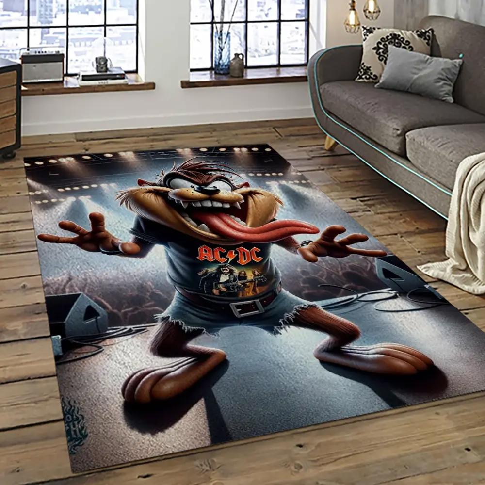 Looney tunes characters cartoon movie carpet rectangle area rug for living room bedroom decor lt07 Rectangle Rug