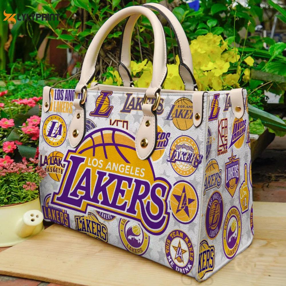 Los angeles lakers i1 leather bag g95 2095 Women Leather Hand Bag