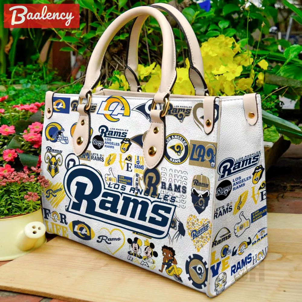 Los angeles rams lover leather bag for women gift 1482 Women Leather Hand Bag