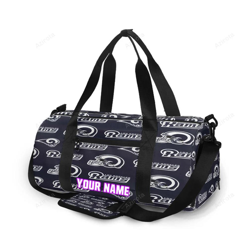 Los angeles rams6 personalized name travel bag gym bag 304 Travel Bag