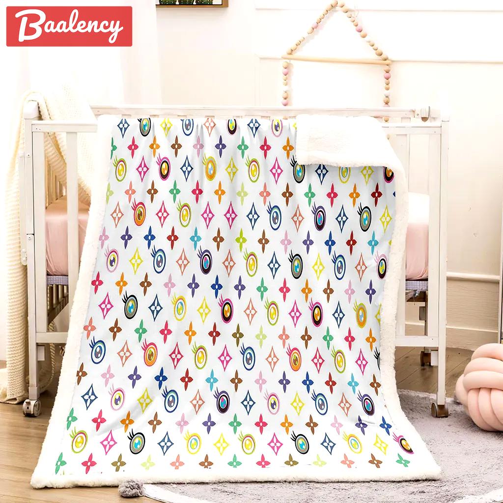 Louis vuitton multicolor lollipop luxury brand premium blanket fleece home decor 11 Blanket Fleece