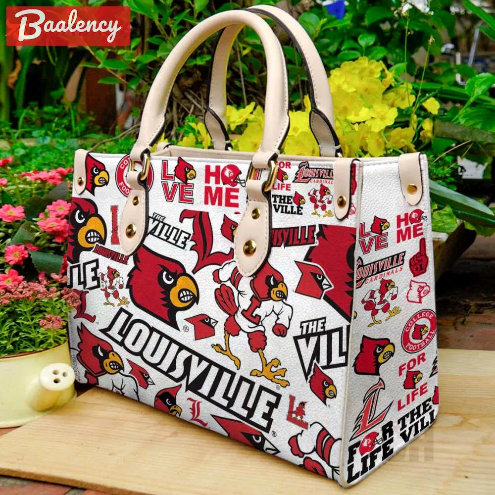 Louisville cardinals 1 leather handbag 1 3369 Women Leather Hand Bag