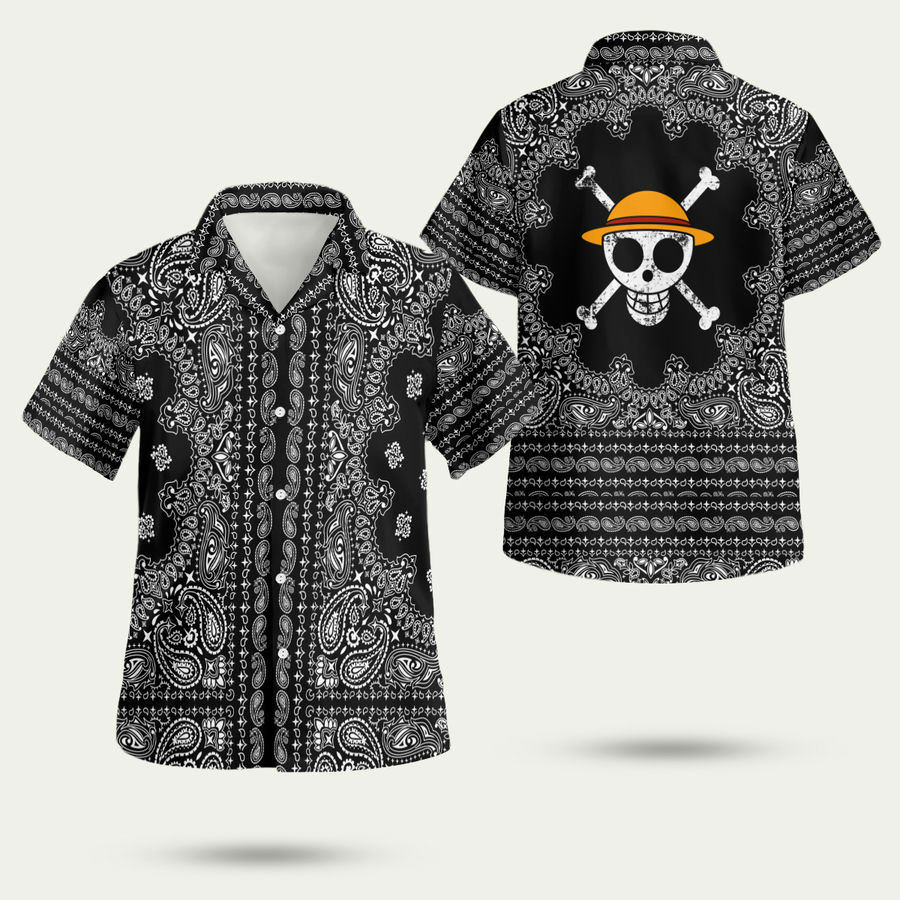 Luffy one piece hawaiian shirt Hawaii Shirt Shorts & Flip Flops