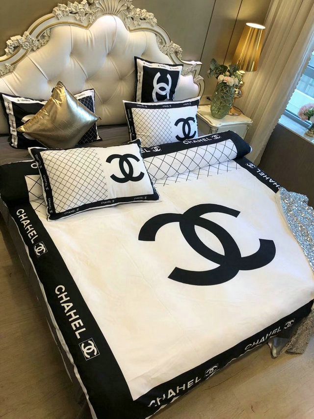 Luxury cn chanel type 91    luxury brand    Bedding Sets covers home decor blankets bedspread bedclothes bedroom idea bed linen duvet sheets