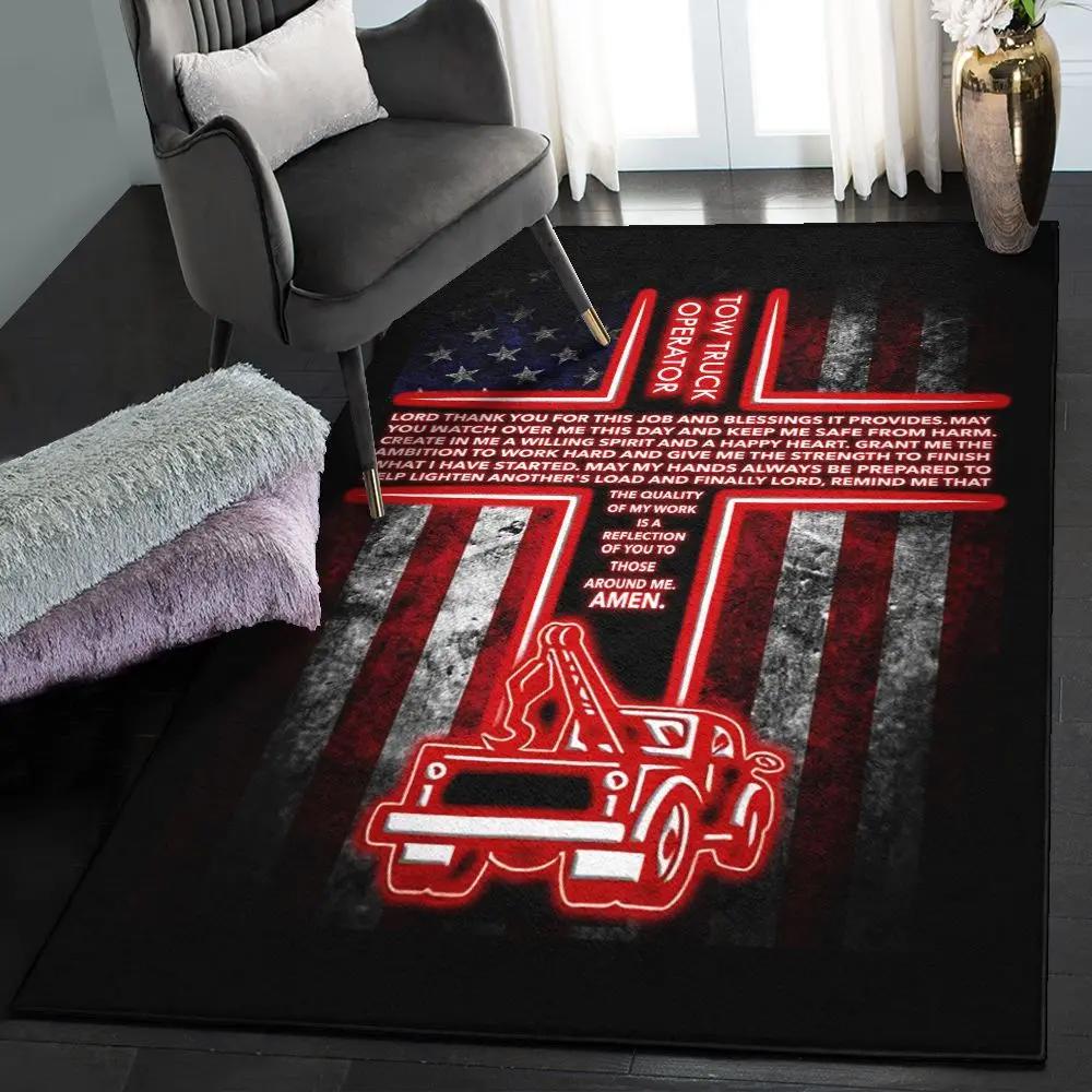 Manager large area rugs, tow truck operator gs cl rug Rectangle Rug