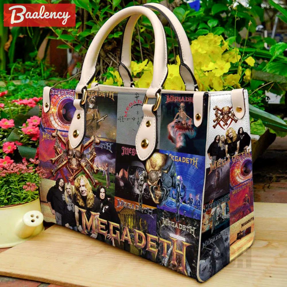 Megadeth leather handbag gift for women 4620 Women Leather Hand Bag