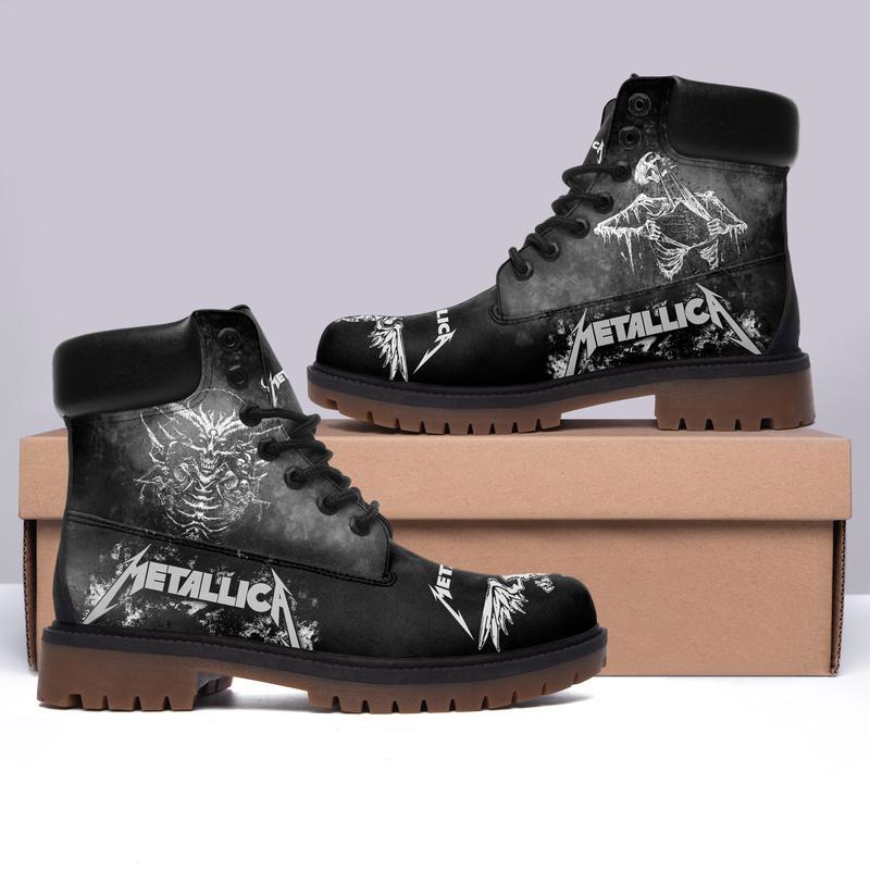 Metallica rock band form timboots hot 2023 2 Timboots Shoes