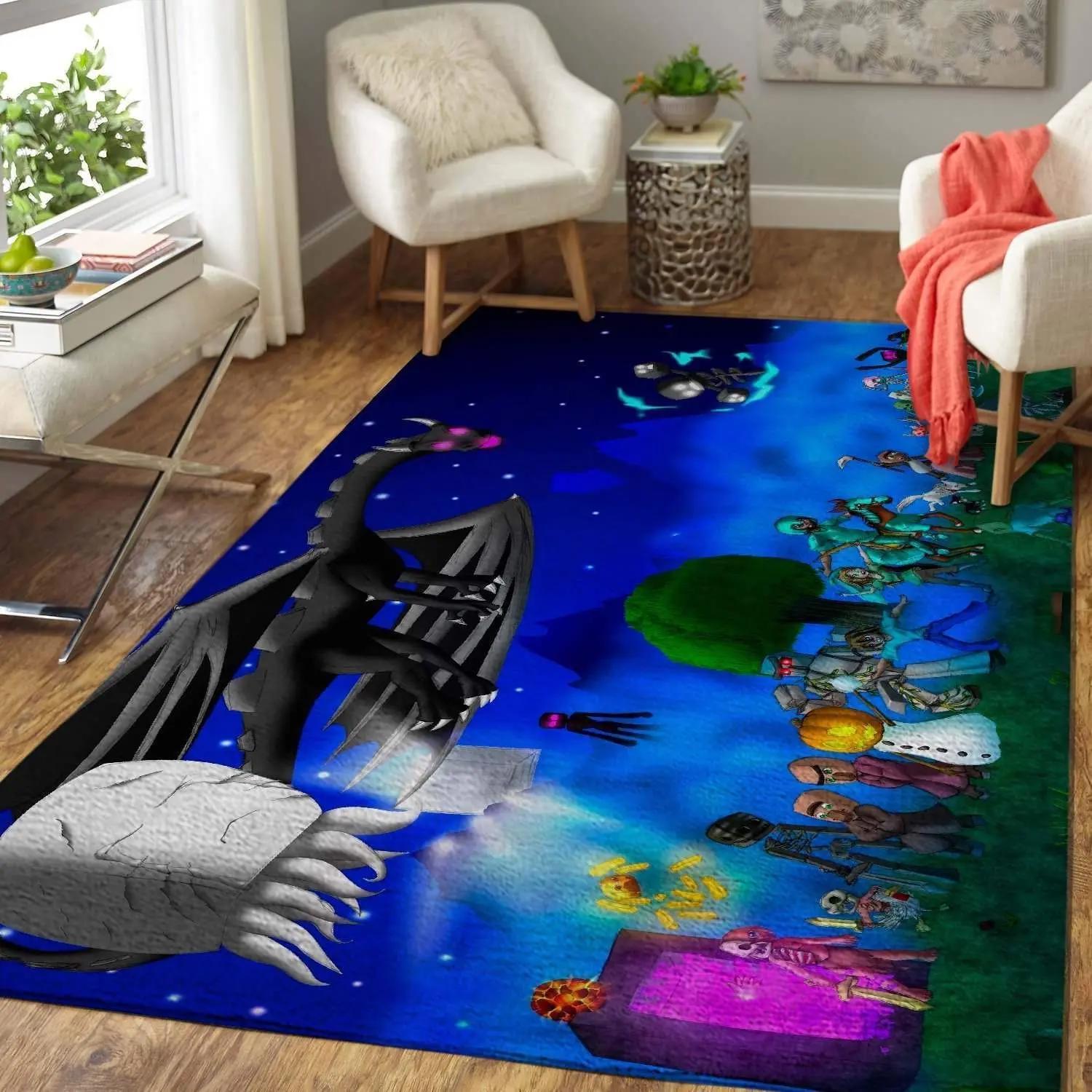 Minecraft area rug gaming home decor homebeautyus area rug living room carpet rug regtangle carpet floor decor home decor Rectangle Rug