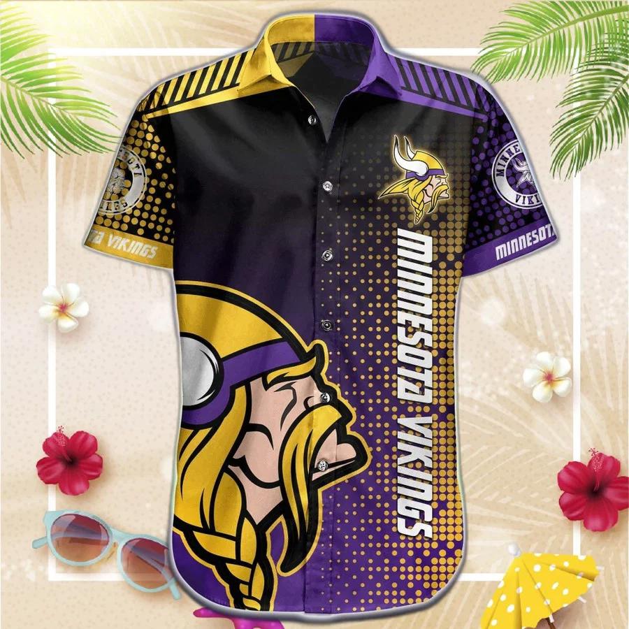 Minnesota vikings nfl personalize hawaii shirt style Hawaii Shirt