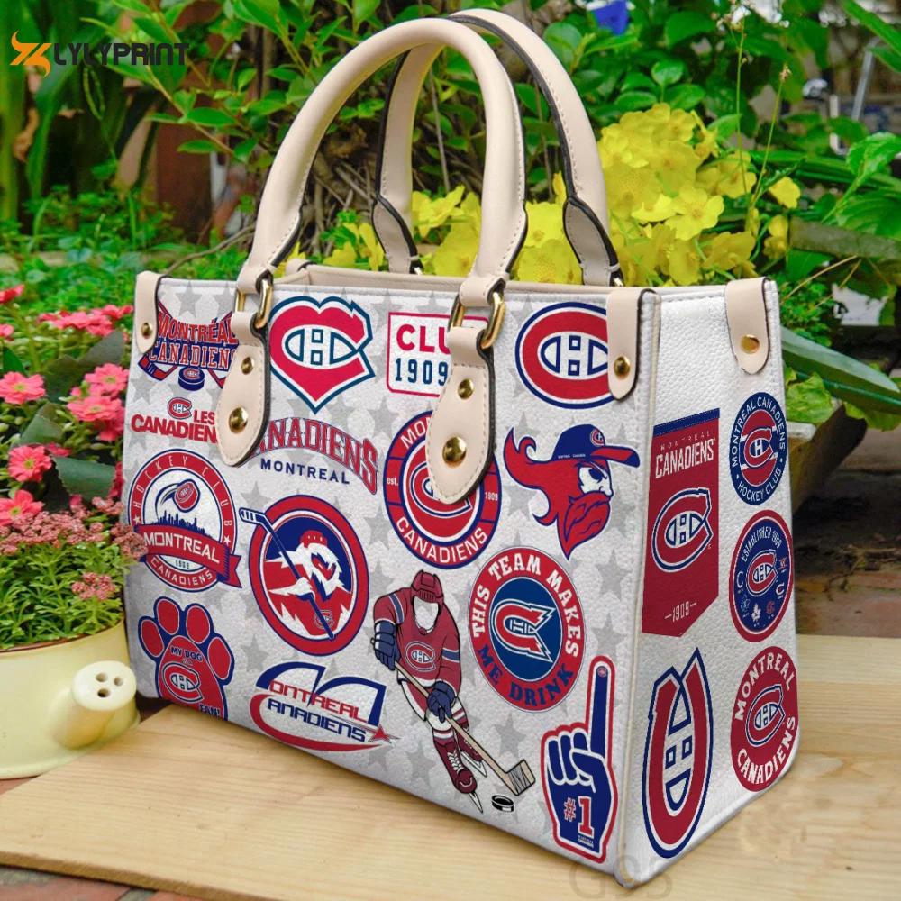 Montreal canadiens g00 leather bag g95 2109 Women Leather Hand Bag
