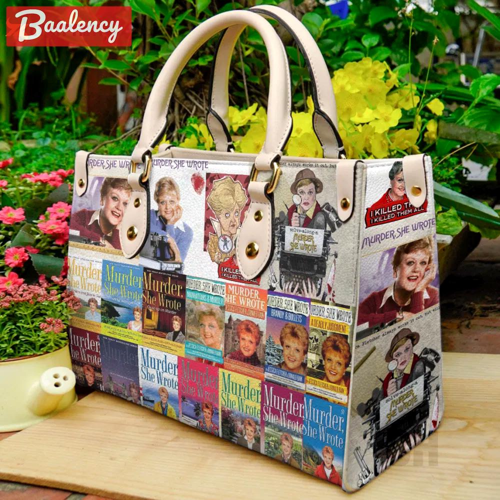 Murder, she wrote leather bag for women gift 885 Women Leather Hand Bag