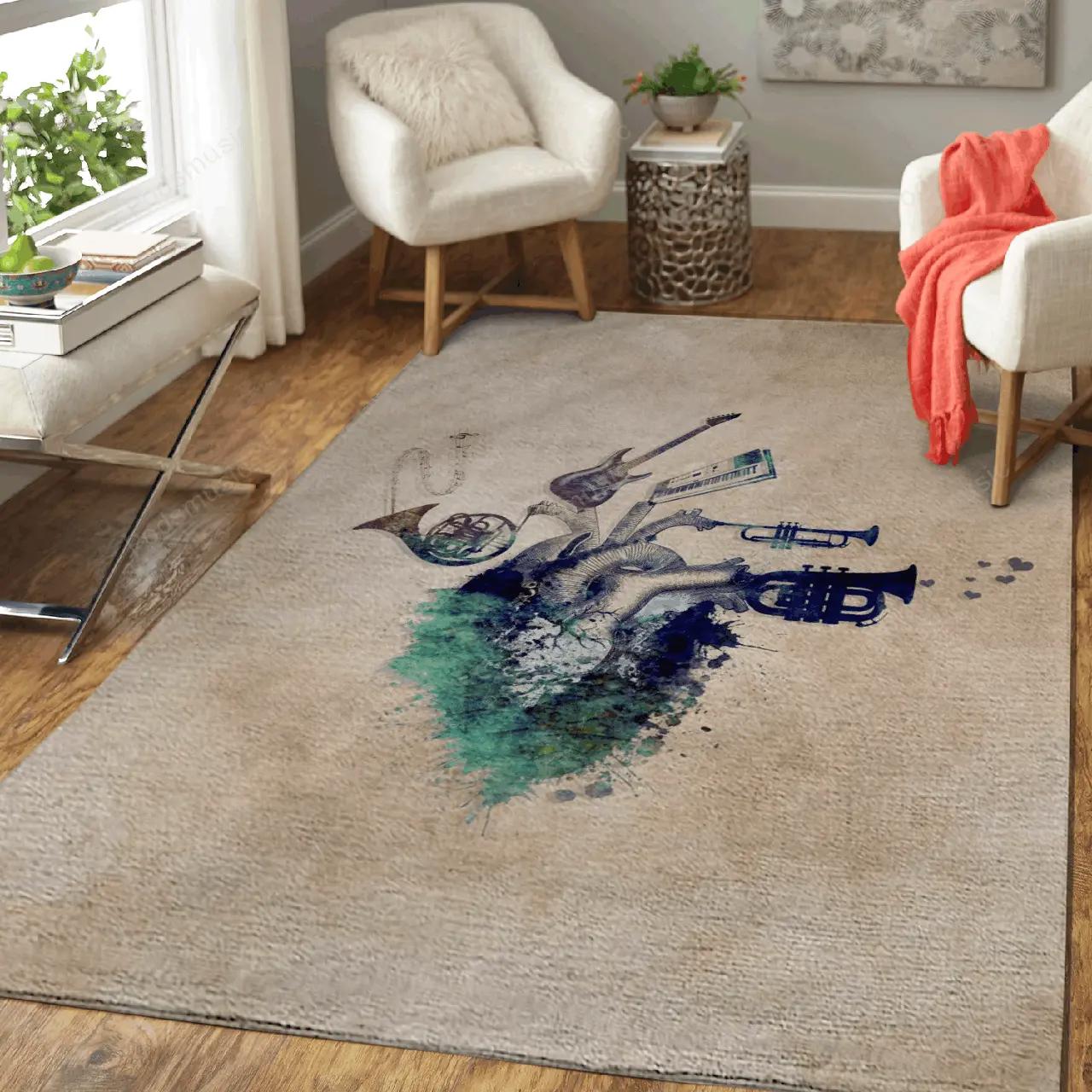 Music my love music art for fans area rug living room carpet rug regtangle carpet floor decor home decor Rectangle Rug