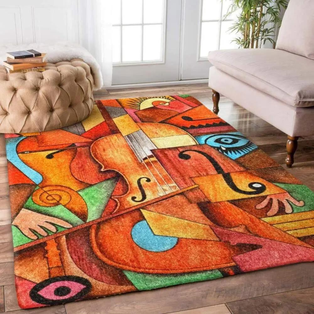 Music rug rcdd81f24448 area rug living room carpet rug regtangle carpet floor decor home decor Rectangle Rug
